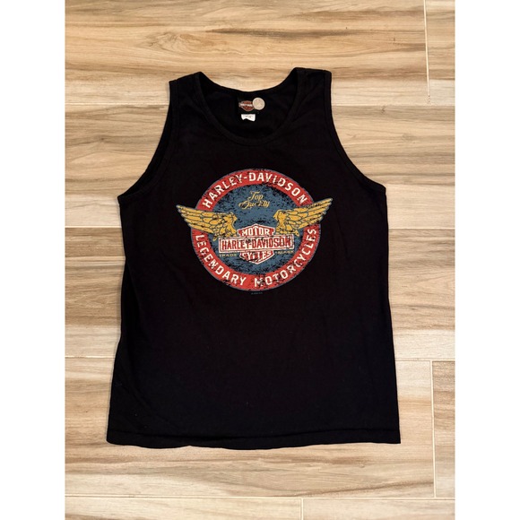 Harley-Davidson Other - Harley-Davidson Tank Top Mens Medium Black Denver Colorado Mile High Graphic